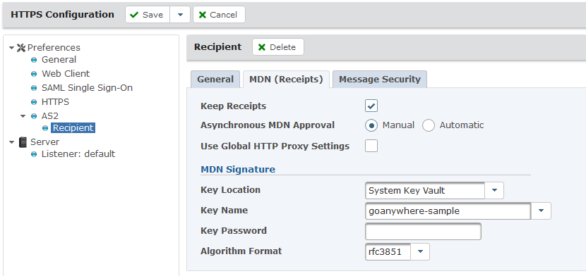 As2 Recipient MDN Options 