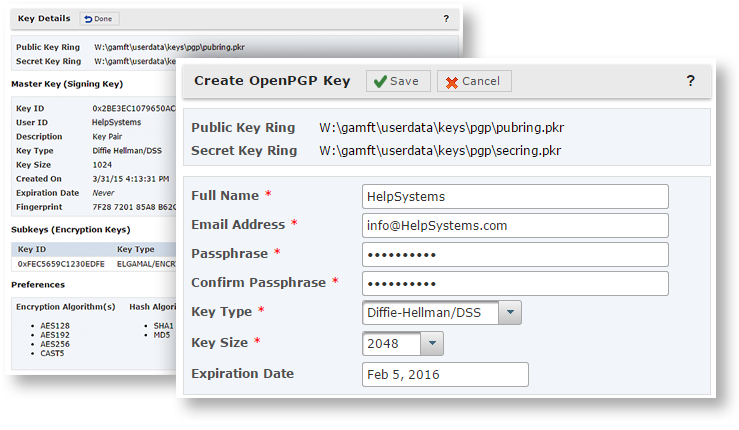 Automate Open PGP and GPG Encryption | GoAnywhere MFT